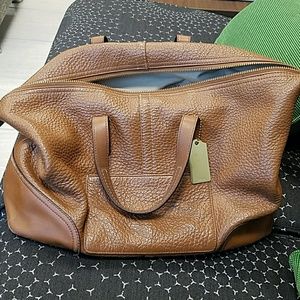Coach Pebble Leather Satchel